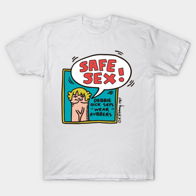 Safe Sex Keith Haring Haring TShirt TeePublic
